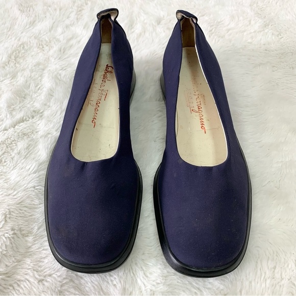 Salvatore Ferragamo Shoes - Salvatore Ferragamo Sport Blue Flats Size 7 1/2 AA